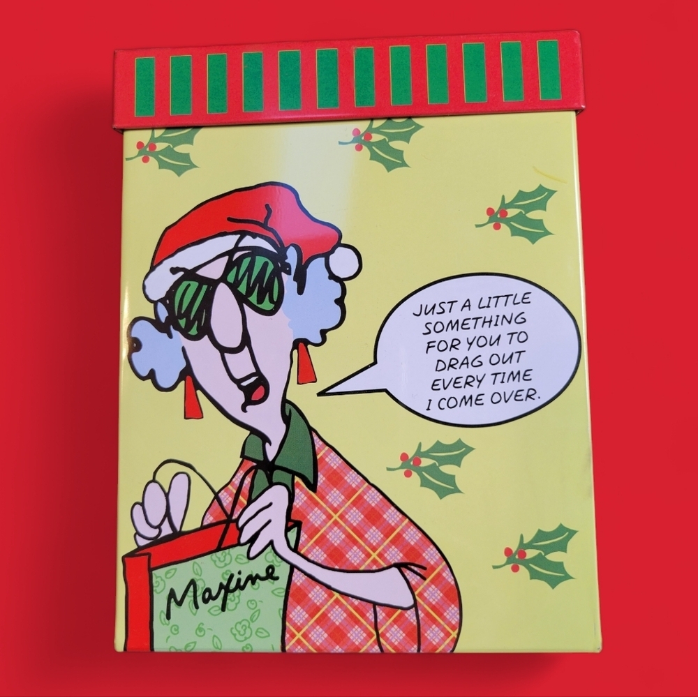 Maxine shopping bag metal tin